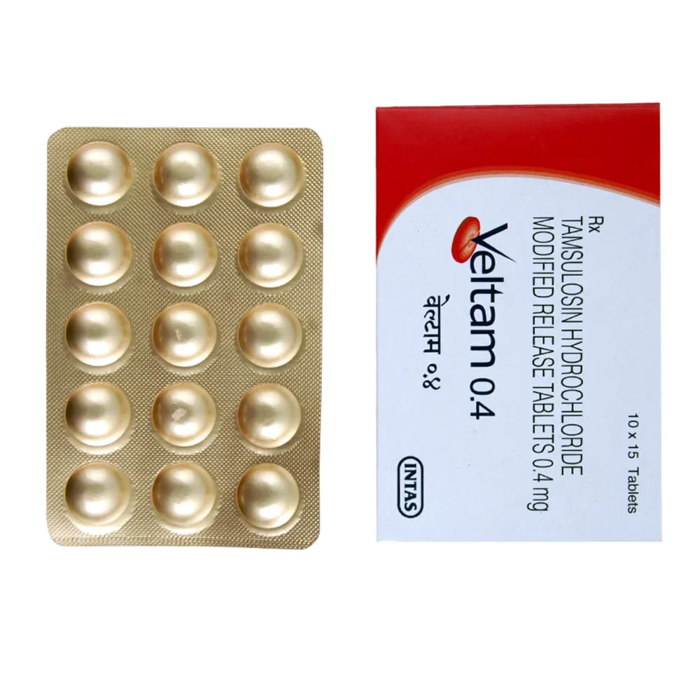0.4 mg Veltam 0.4 TAMSULOSIN HYDROCHLORIDE MODIFIED RELEASE TABLETS