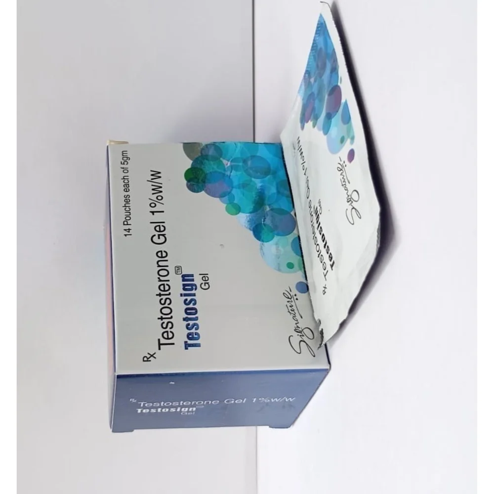 1%w/w Testosign Testosterone Gel - Available in India