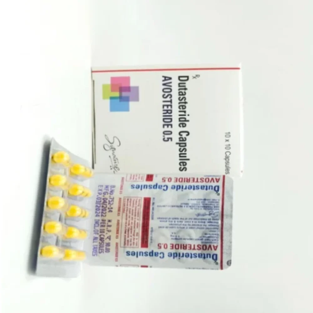0.5 mg AVOSTERIDE 0.5 Dutasteride IP Capsules