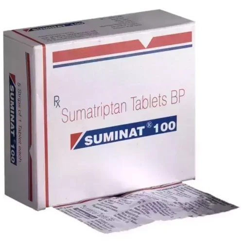 100 mg SUMINAT 100 Sumatriptan BP Tablets