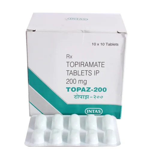 200 mg TOPAZ-200 TOPIRAMATE IP TABLETS