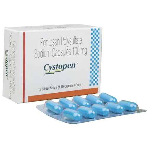 100 mg Cystopen Pentosan Polysulfate Sodium Capsules