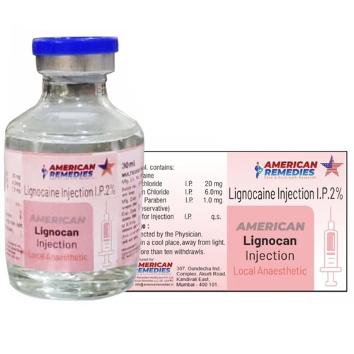 2% Lignocan Lignocaine I.P. Injection