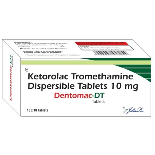 10 mg Dentomac-DT Ketorolac Tromethamine Dispersible Tablets