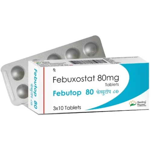 80 mg Febutop 80 Febuxostat Tablets
