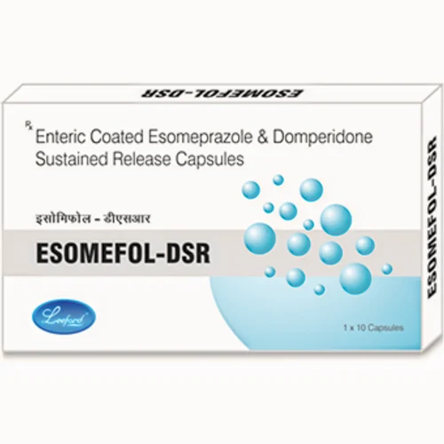 ESOMEFOL-DSR Enteric Coated Esomeprazole & Domperidone Sustained Release Capsules