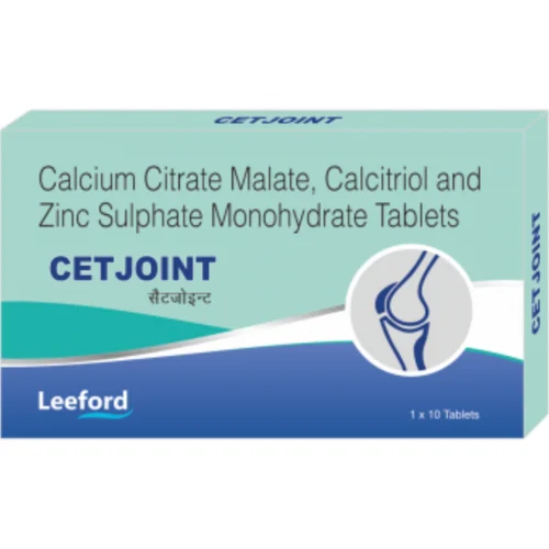 CETJOINT Calcium Citrate Malate, Calcitriol and Zinc Sulphate Monohydrate Tablets