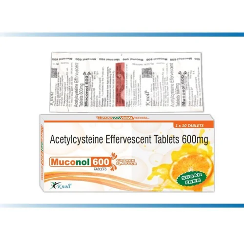 Muconol Acetylcysteine Effervescent Tablets 600mg