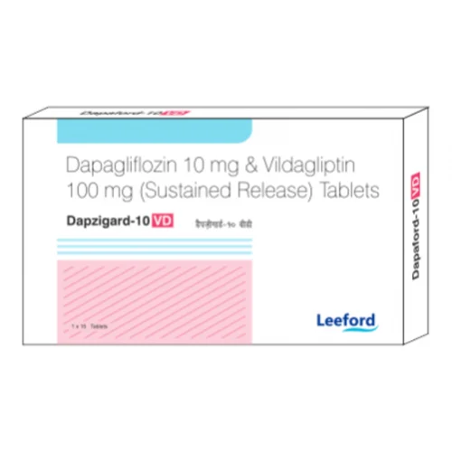 Dapzigard-10 VD Dapagliflozin 10 mg & Vildagliptin 100 mg (Sustained Release) Tablets