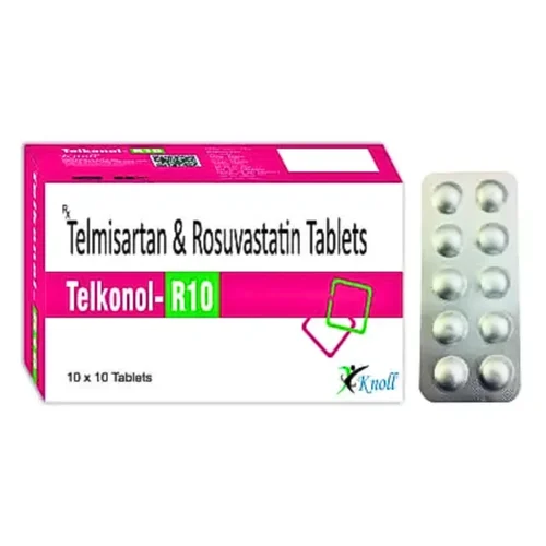 10 mg Telkonol-R10 Telmisartan & Rosuvastatin Tablets