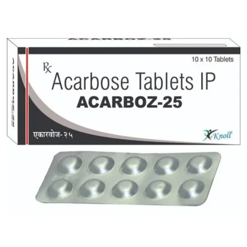 25 mg ACARBOZ-25 Acarbose IP Tablets