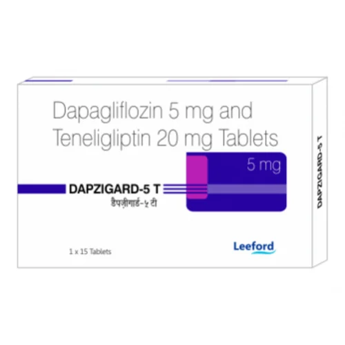 5 mg DAPZIGARD-5 T Dapagliflozin 5 mg and Teneligliptin 20 mg Tablets