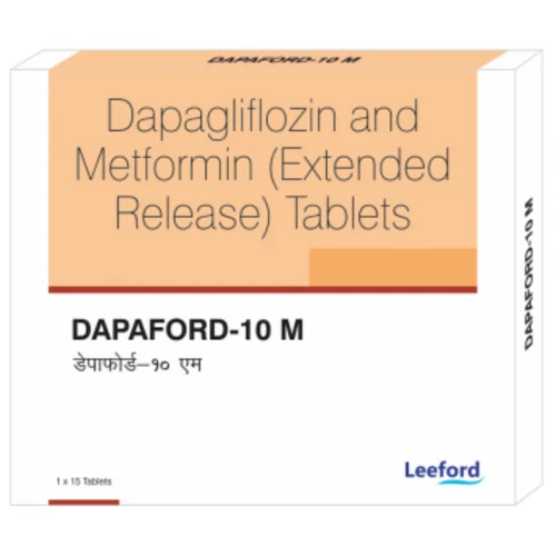 10 mg DAPAFORD-10 M Dapagliflozin and Metformin (Extended Release) Tablets