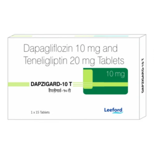 10 mg DAPZIGARD-10 T Dapagliflozin 10 mg and Teneligliptin 20 mg Tablets