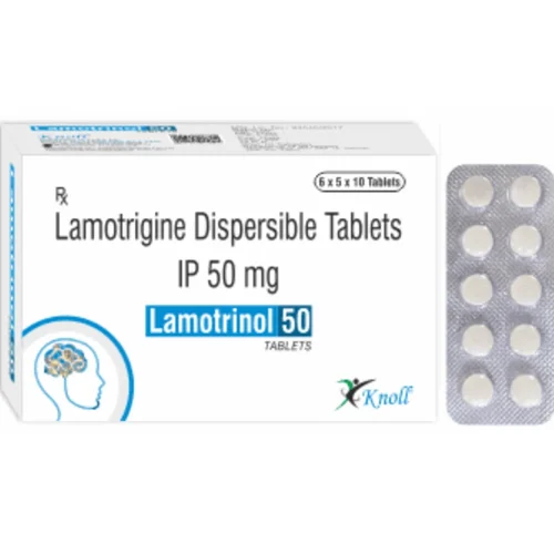 50 mg Lamotrinol 50 Lamotrigine Dispersible IP Tablets