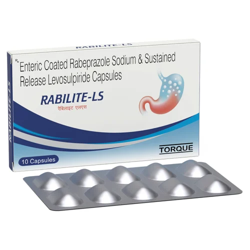 RABILITE-LS Enteric Coated Rabeprazole Sodium & Sustained Release Levosulpiride Capsules - Available in India