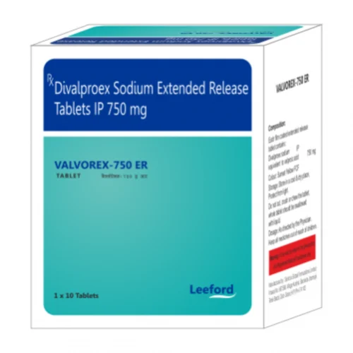 750 mg VALVOREX-750 ER Divalproex Sodium Extended Release IP Tablets