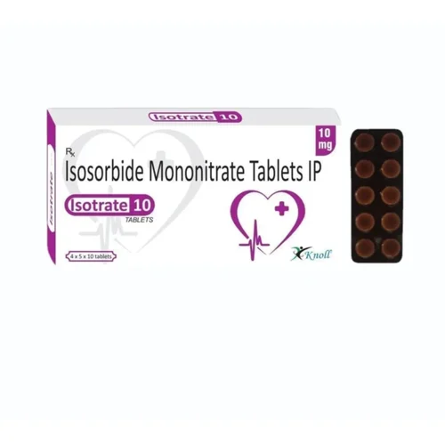 10 mg Isotrate 10 Isosorbide Mononitrate IP Tablets
