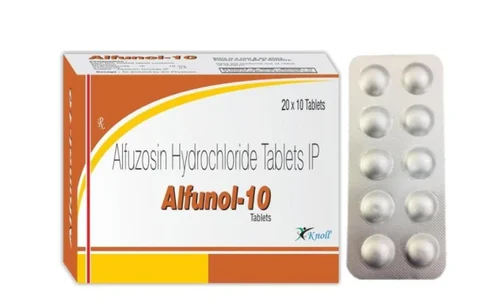 10 mg Alfunol-10 Alfuzosin Hydrochloride IP Tablets