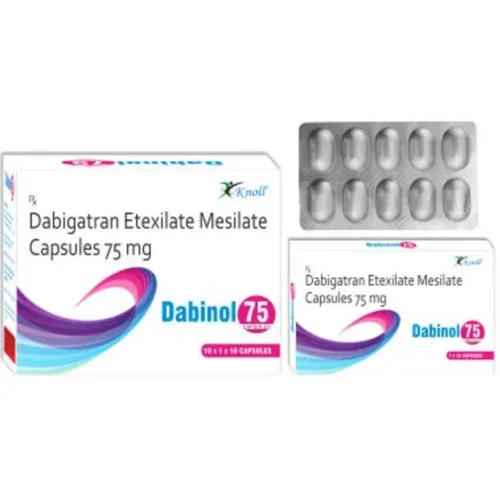 75 mg Dabinol 75 Dabigatran Etexilate Mesilate Capsules