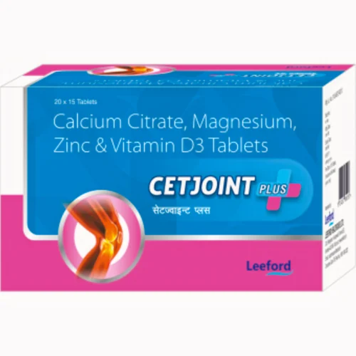 CETJOINT PLUS Calcium Citrate, Magnesium, Zinc & Vitamin D3 Tablets