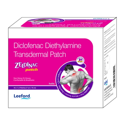 ZELDINAC Diclofenac Diethylamine Transdermal Patch