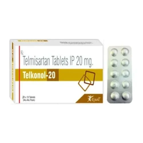 20 mg Telkonol-20 Telmisartan IP Tablets