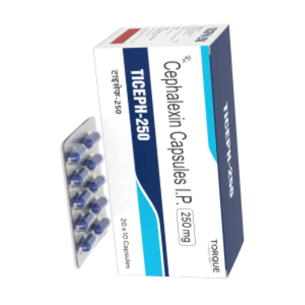 250 mg TICEPH-250 Cephalexin I.P. Capsules