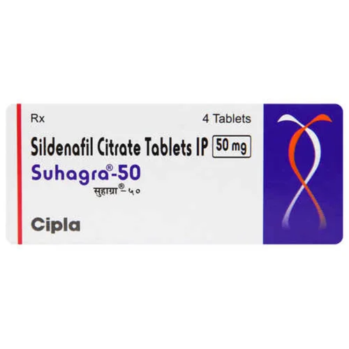 50 mg Suhagra-50 Sildenafil Citrate IP Tablets
