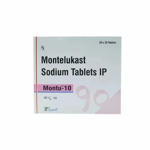 10 mg Montu-10 Montelukast Sodium IP Tablets