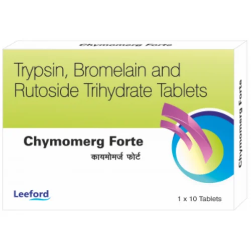 Chymomerg Forte Trypsin, Bromelain and Rutoside Trihydrate Tablets