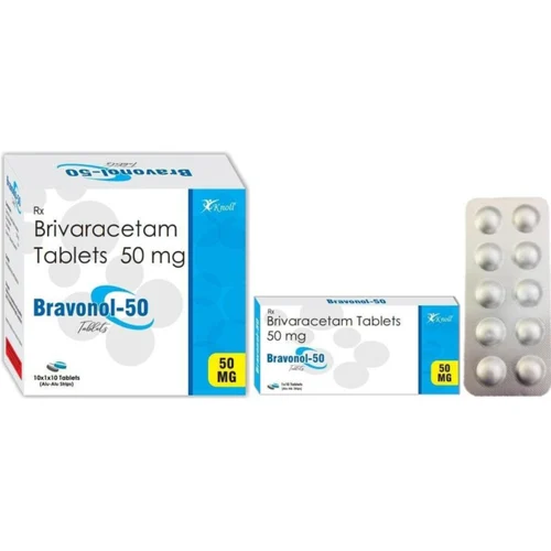 50 mg Bravonol-50 Brivaracetam IP Tablets