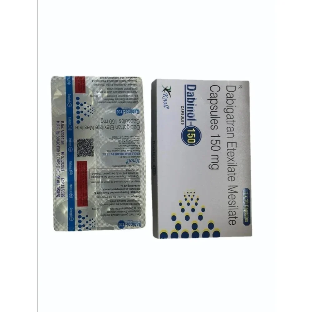 150 mg Dabinol-150 Dabigatran Etexilate Mesilate Capsules