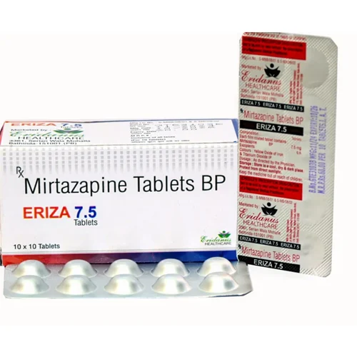 7.5 mg ERIZA 7.5 Mirtazapine BP Tablets