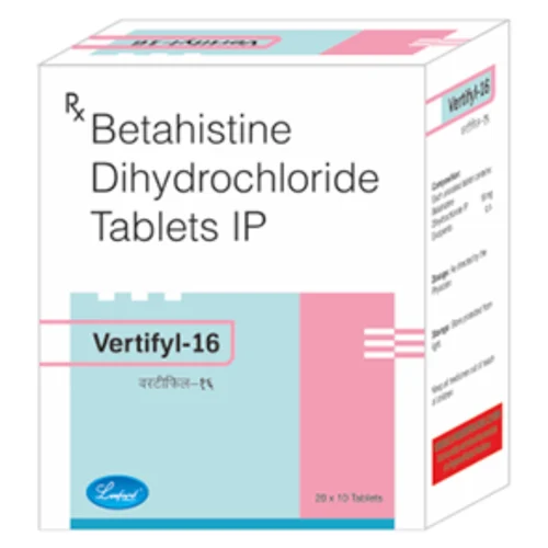 16 mg Vertifyl-16 Betahistine Dihydrochloride IP Tablets