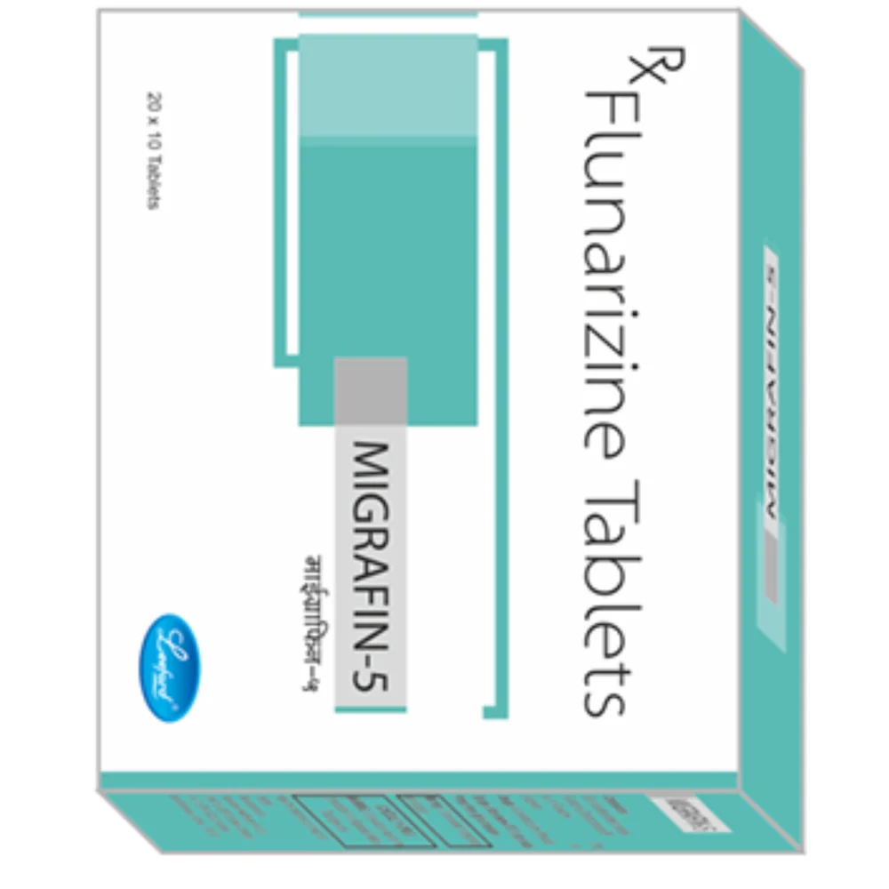 5 mg MIGRAFIN-5 Flunarizine Tablets