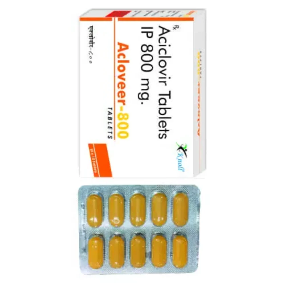 800 mg Acloveer-800 Aciclovir IP Tablets