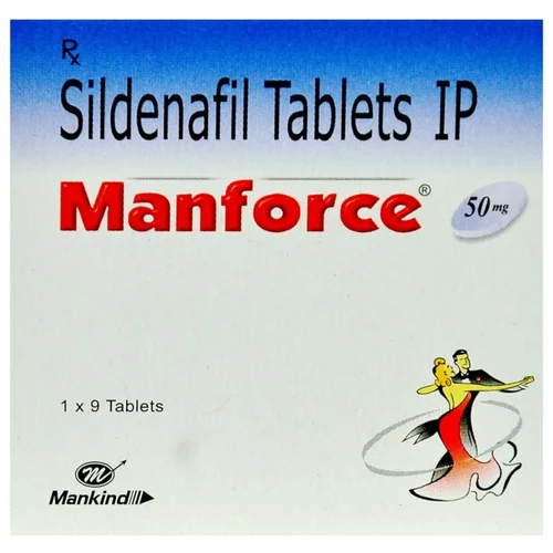 50 mg Manforce Sildenafil IP Tablets