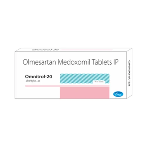 20 mg Omnitrol-20 Olmesartan Medoxomil IP Tablets