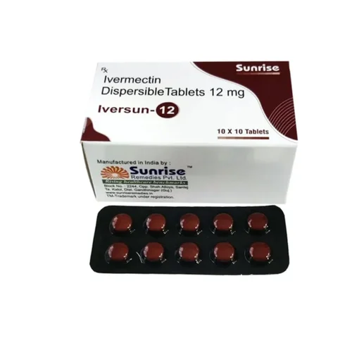 12 mg Iversun-12 Ivermectin Dispersible Tablets