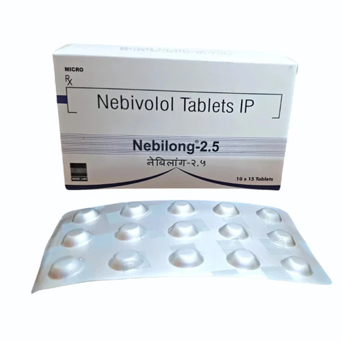 2.5 mg Nebilong-2.5 Nebivolol IP Tablets