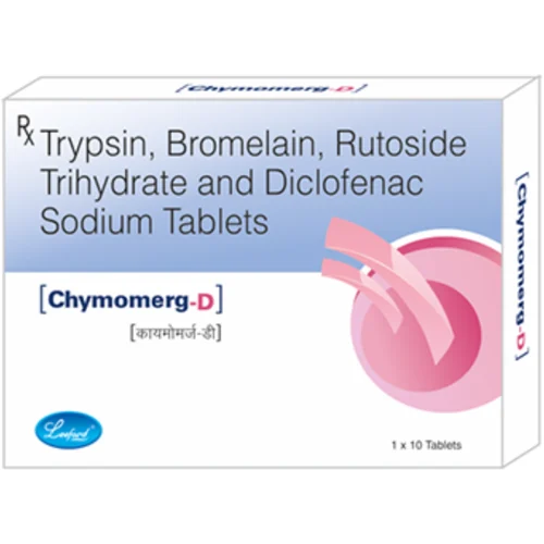 Chymomerg-D Trypsin, Bromelain, Rutoside Trihydrate and Diclofenac Sodium Tablets
